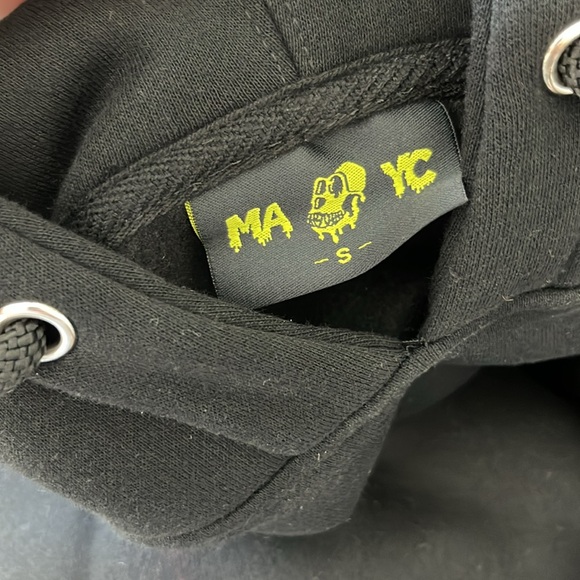 Mutant Ape Yacht Club BAYC Slime Hoodie Embroidered Back Art - Picture 3 of 10